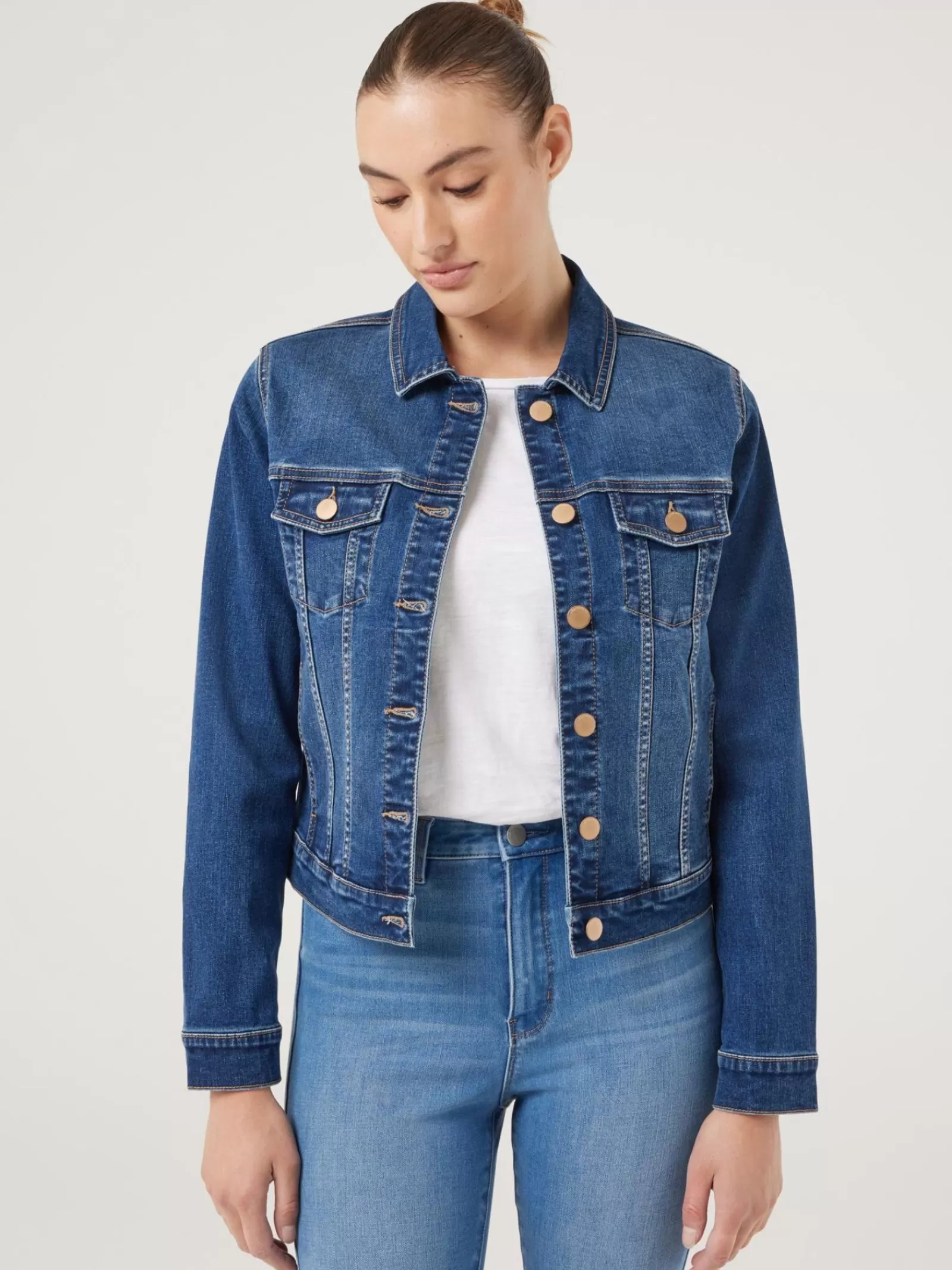 Classic Stretch Denim Jacket | Jeanswest Sale