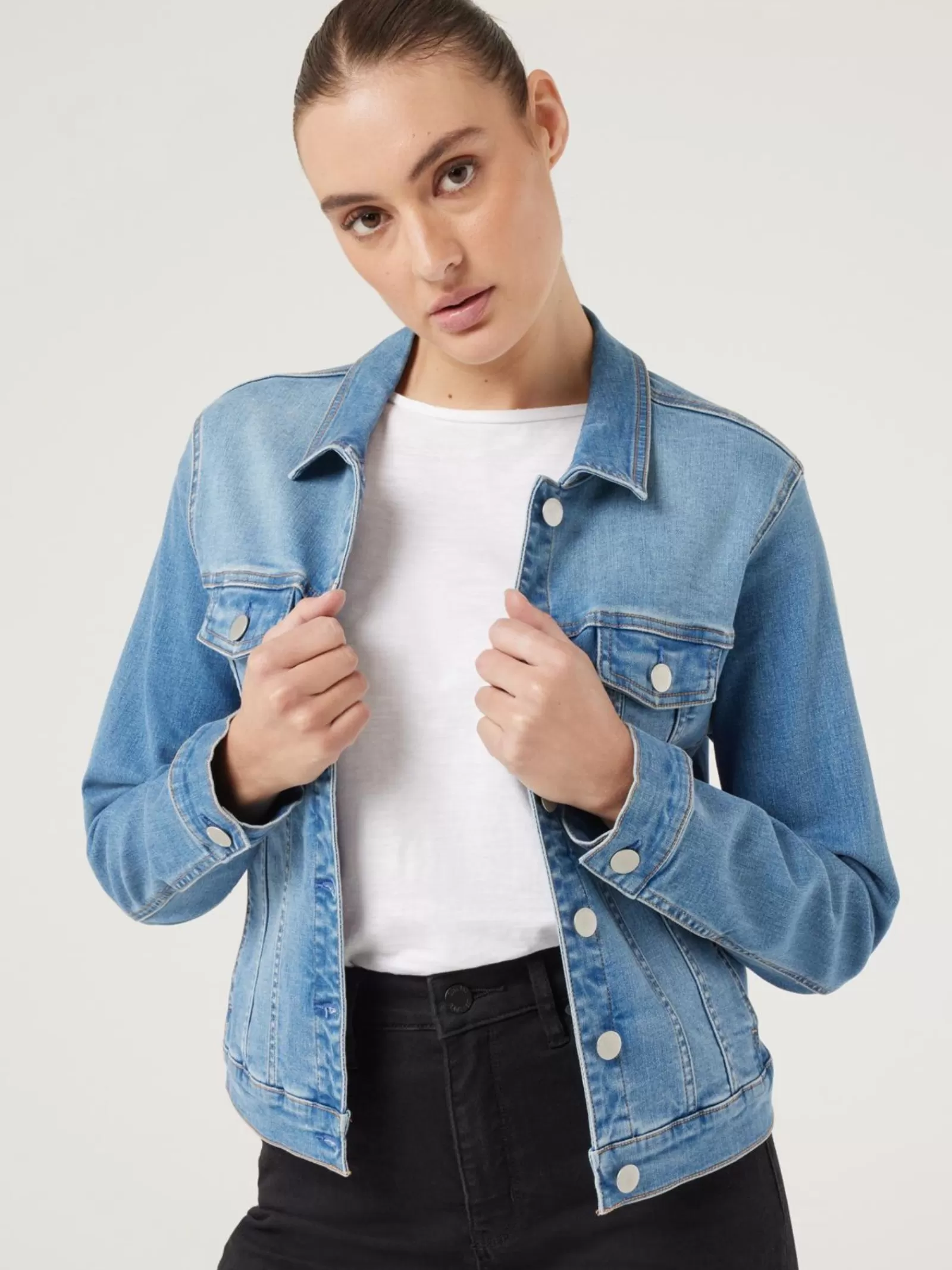 Classic Stretch Denim Jacket | Jeanswest Sale