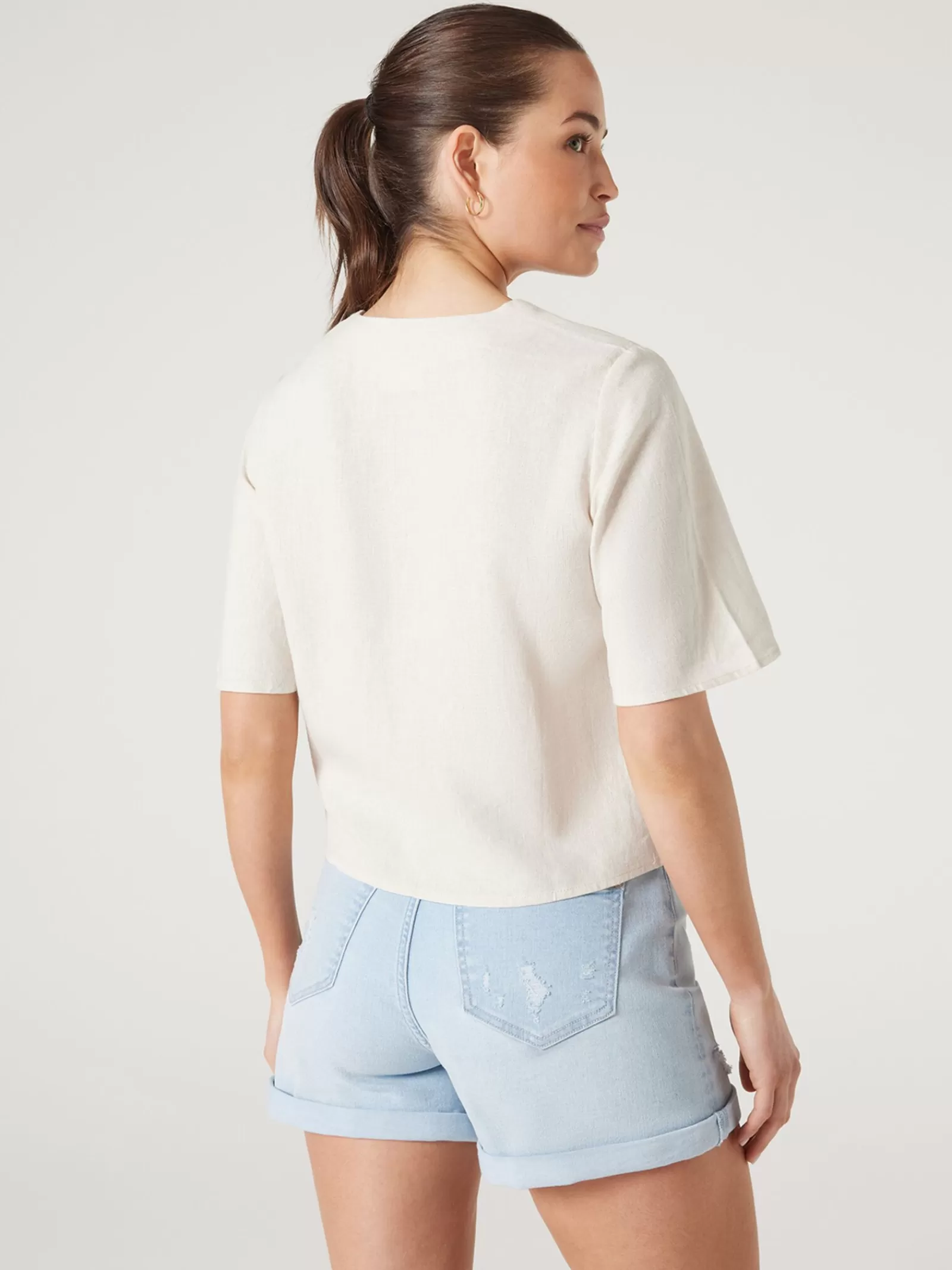 Demi Tie Front Top | Jeanswest New