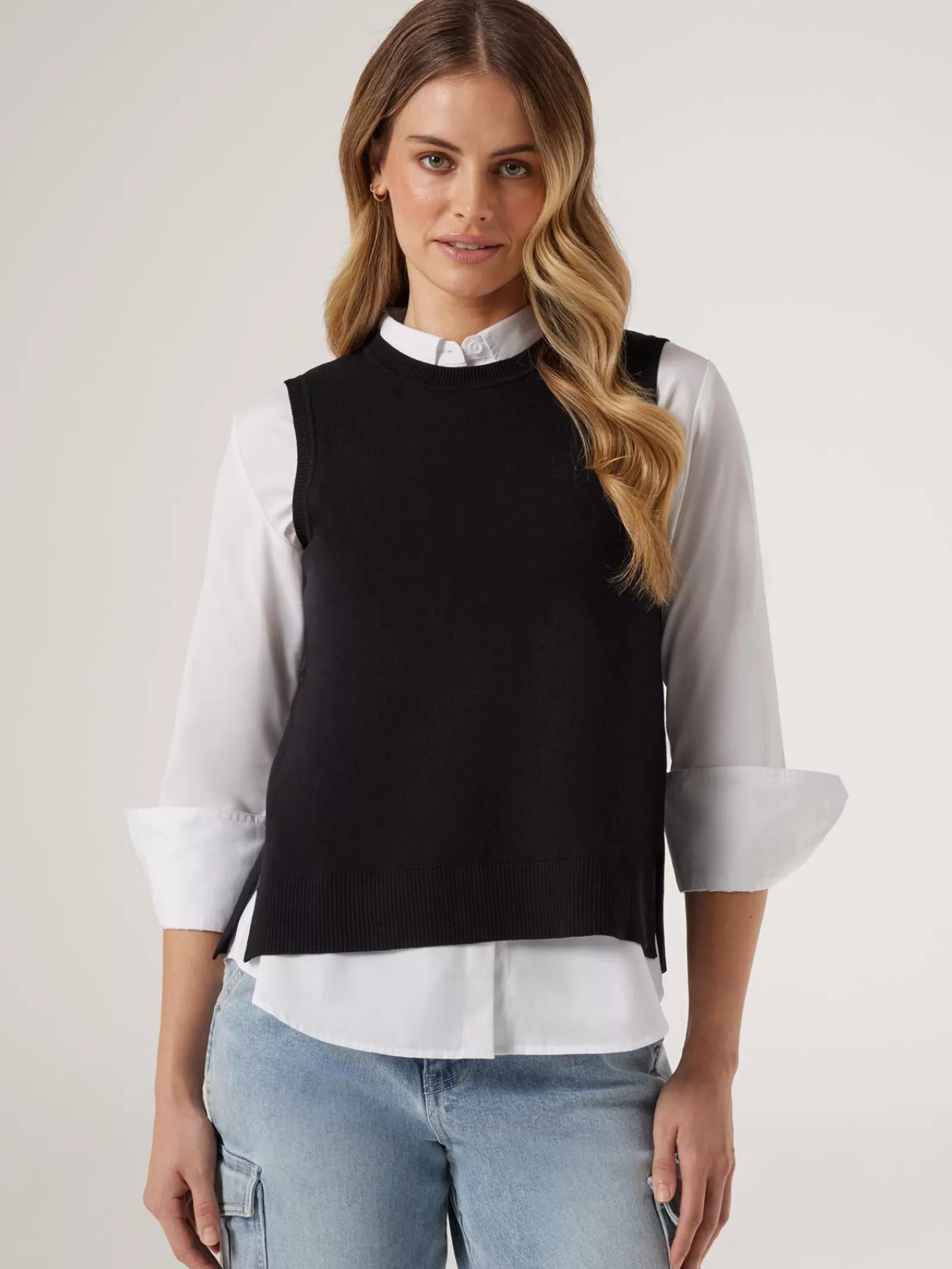 Genevieve Split Back Vest | Jeanswest Shop