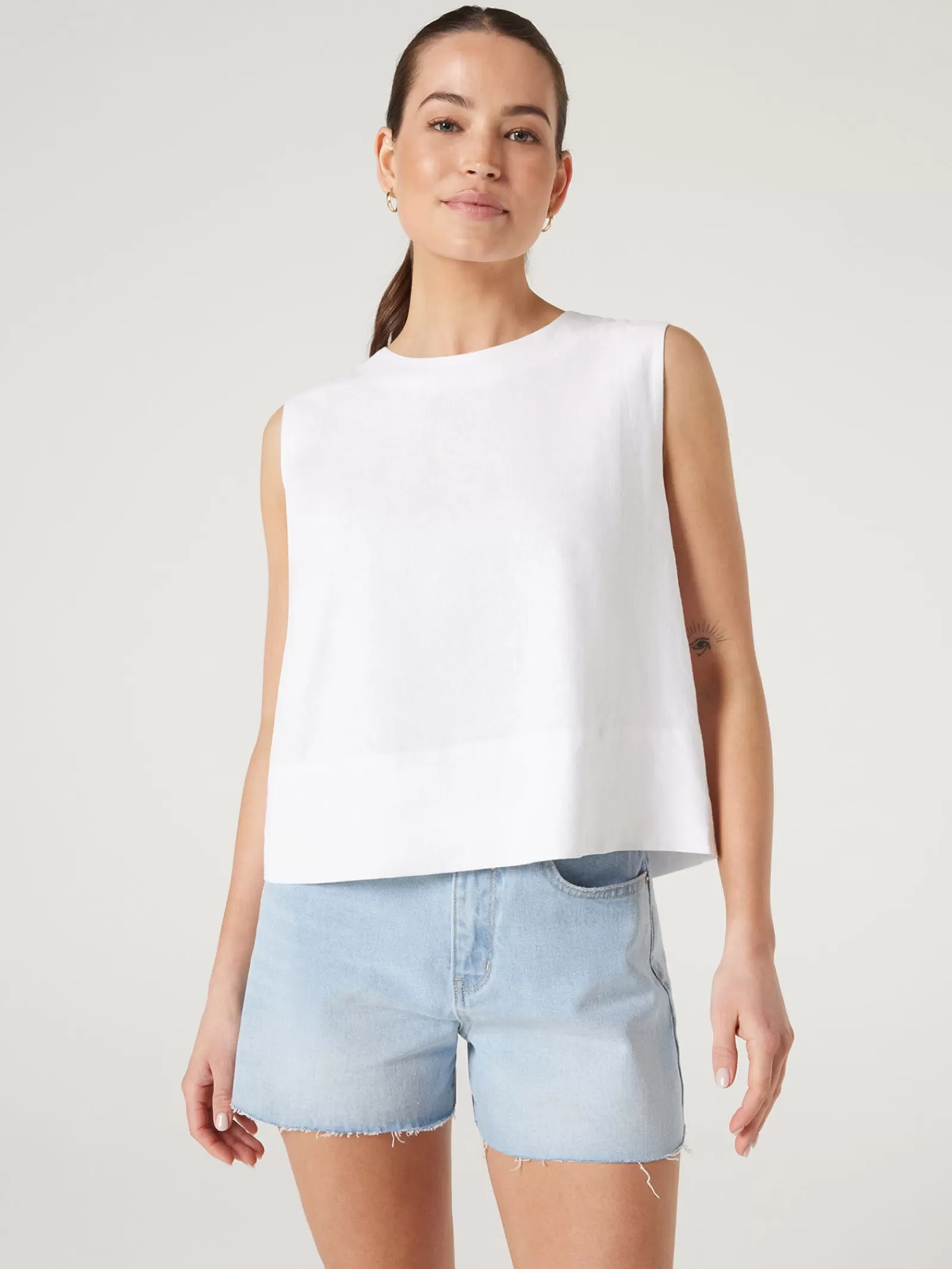 Maddy Linen Tank | Jeanswest Online