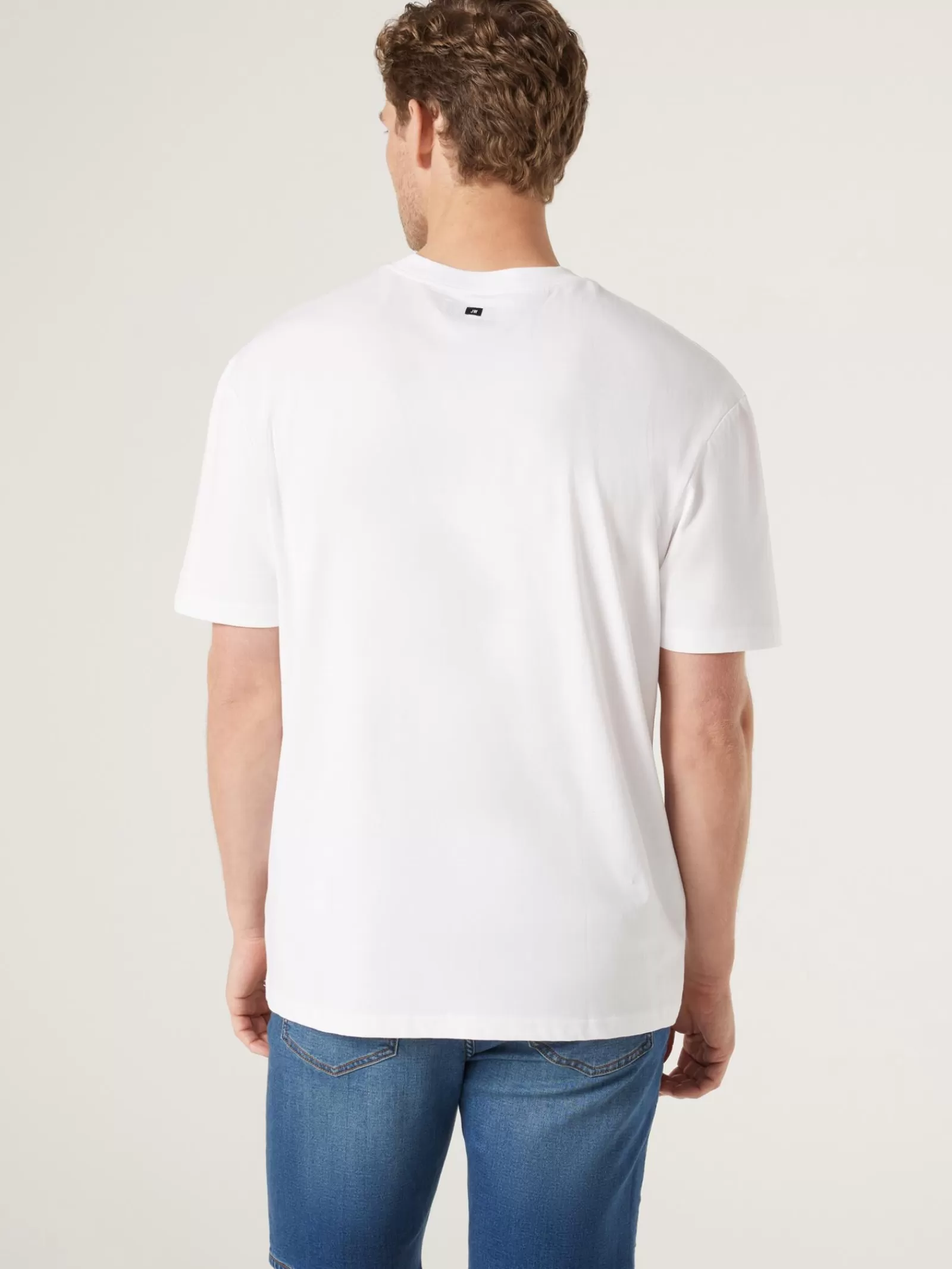 SS Ace Relaxed Fit Basic Crew Tee | Jeanswest New