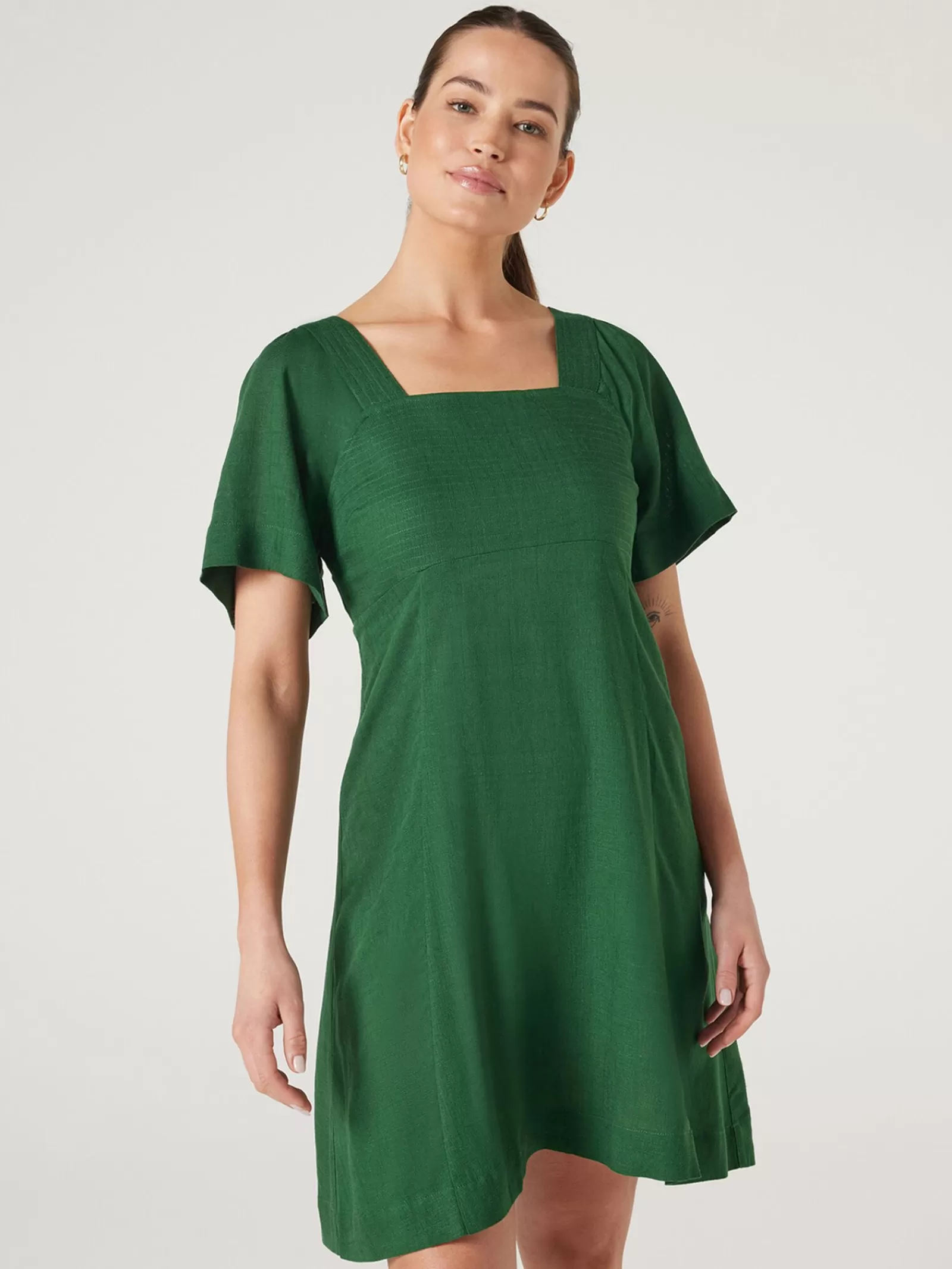 Victoria Flutter Sleeve Dress | Jeanswest Store